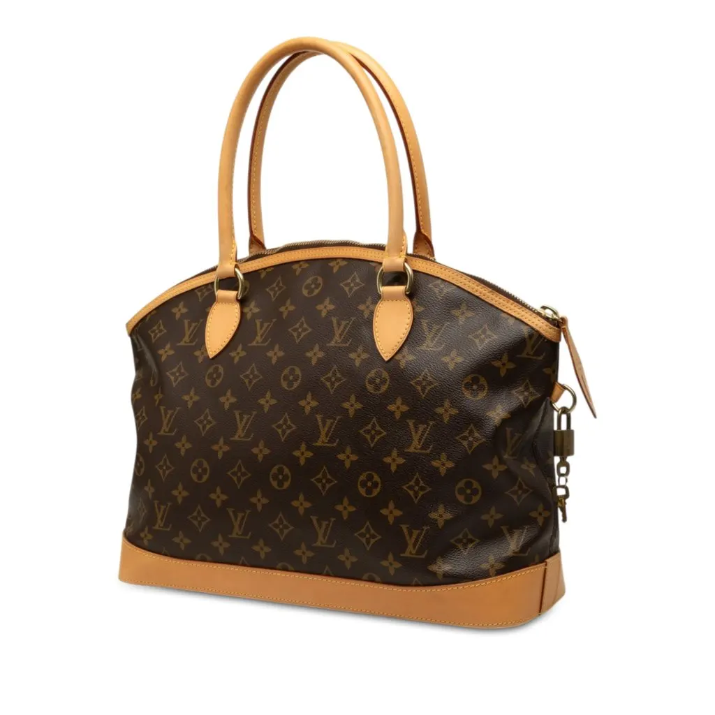Louis Vuitton Monogram Lockit Horizontal Brown Very good - Back View