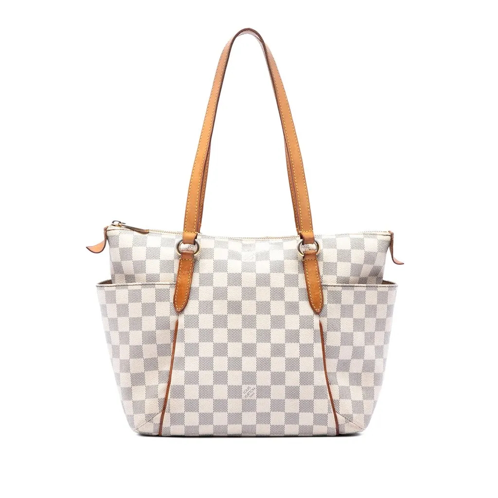 Louis Vuitton Damier Azur Totally PM White Canvas Very good - Front View