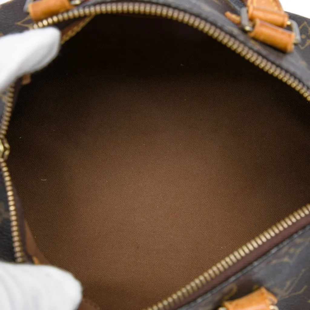 Louis Vuitton Monogram Speedy 25 Brown Very good - Model View