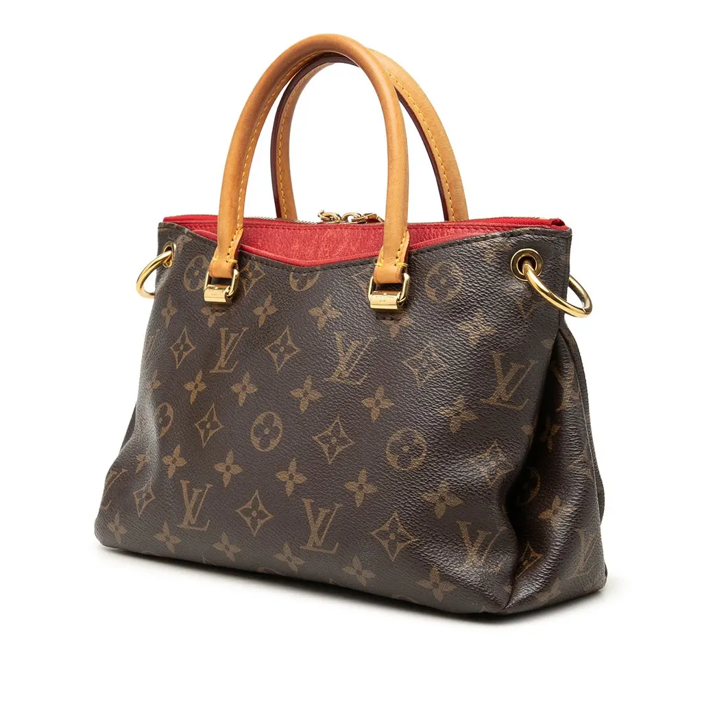 Louis Vuitton Monogram Pallas BB Brown Canvas Good - Back View