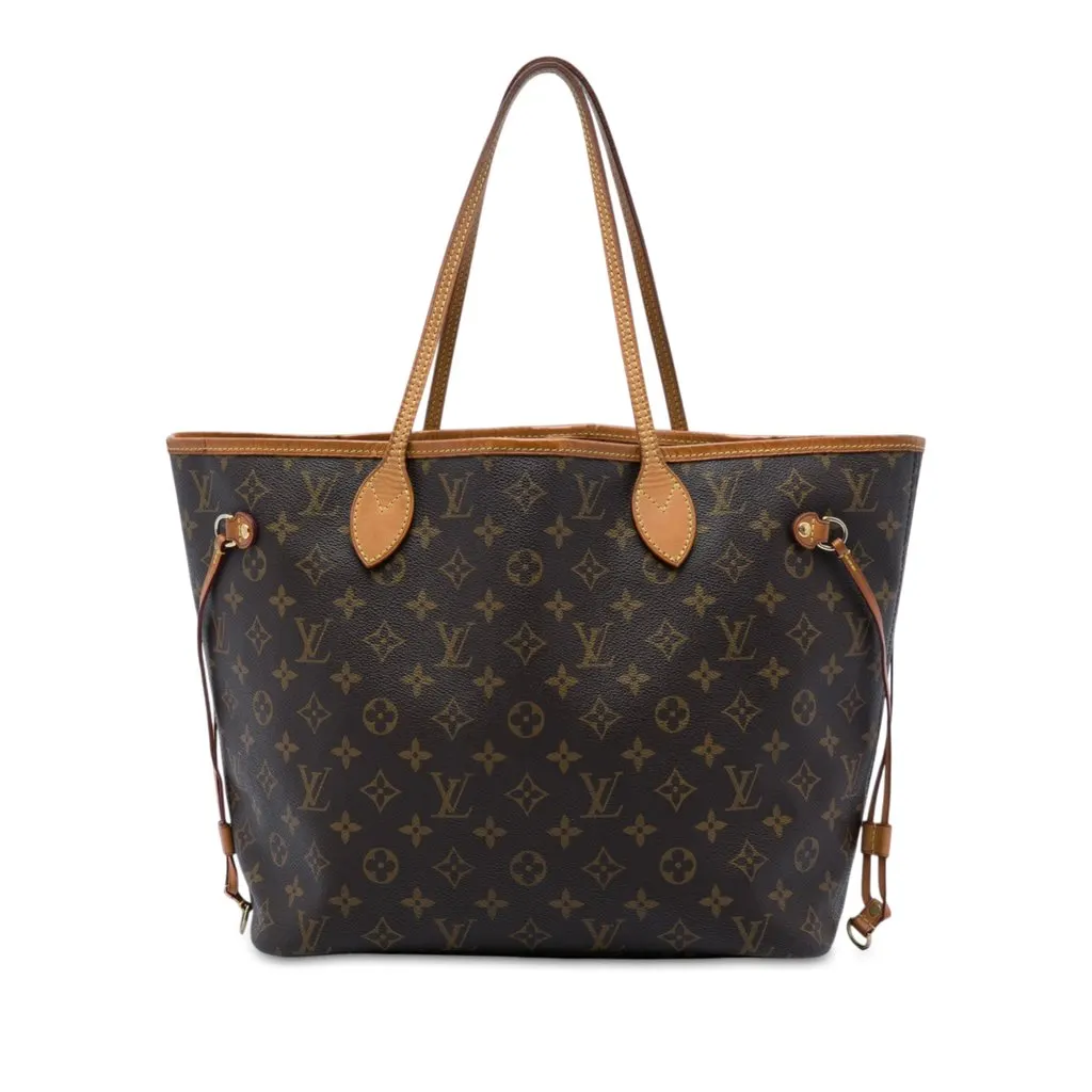 Louis Vuitton Monogram Neverfull MM Brown Very good - Front View