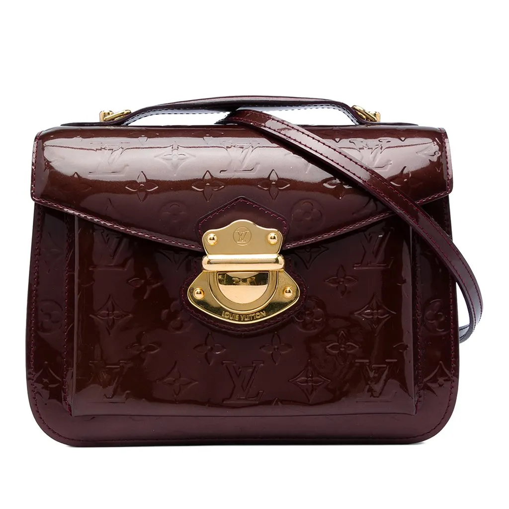 Louis Vuitton Monogram Vernis Miranda Red Leather Very good - Front View