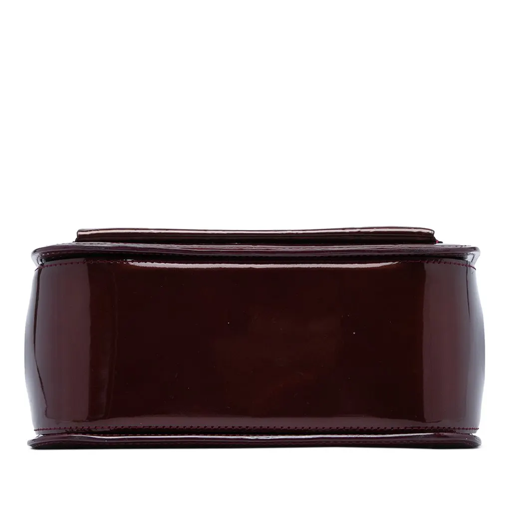 Louis Vuitton Monogram Vernis Miranda Red Leather Very good - Inside View