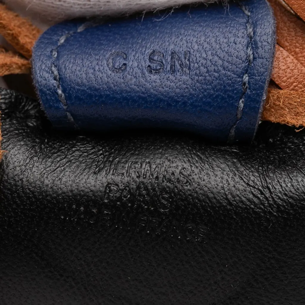 Hermès Milo Lambskin GriGri Rodeo Bag Charm PM Black Leather Very good - Inside View