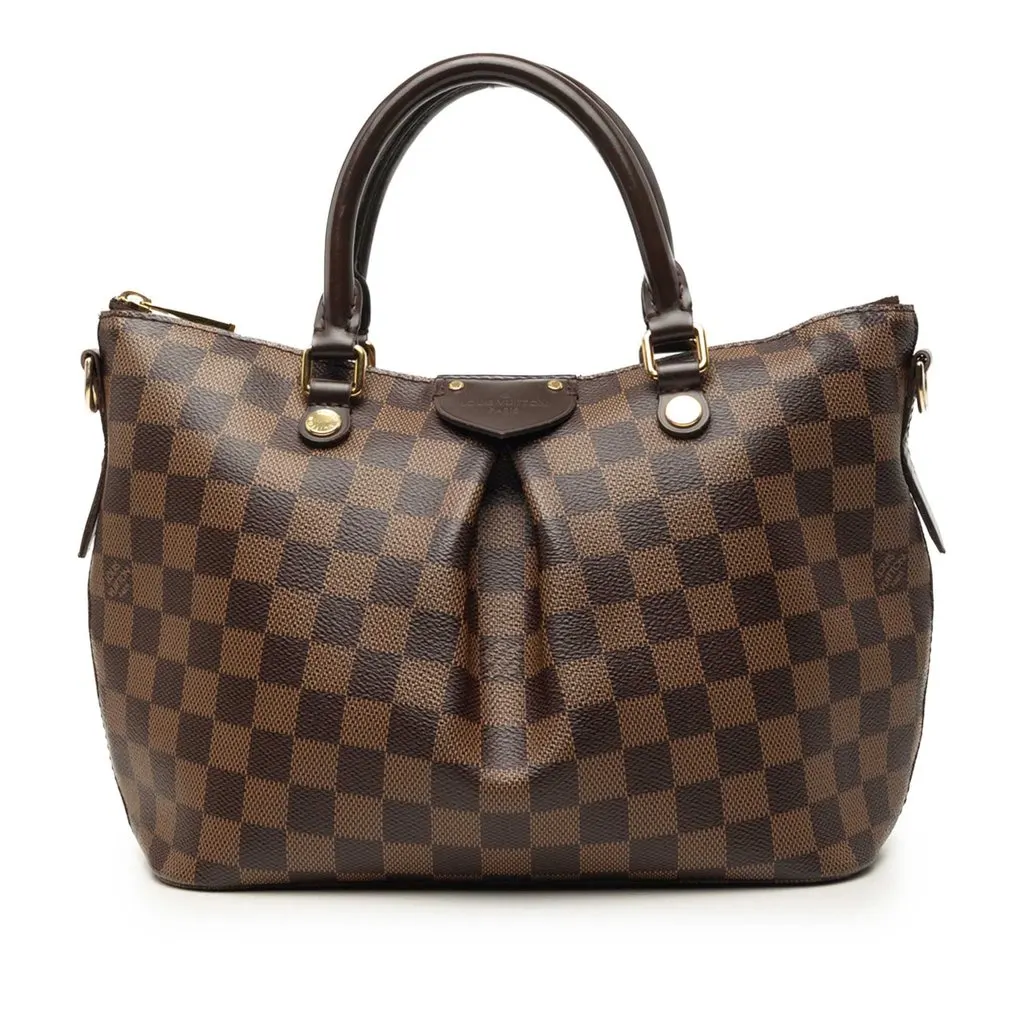 Louis Vuitton Damier Ebene Siena PM Brown Very good - Front View