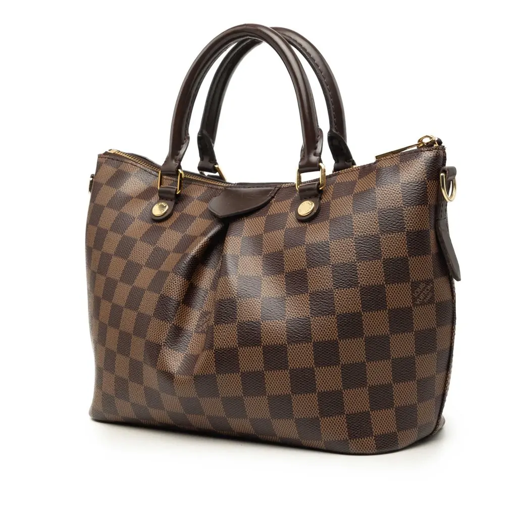 Louis Vuitton Damier Ebene Siena PM Brown Very good - Back View