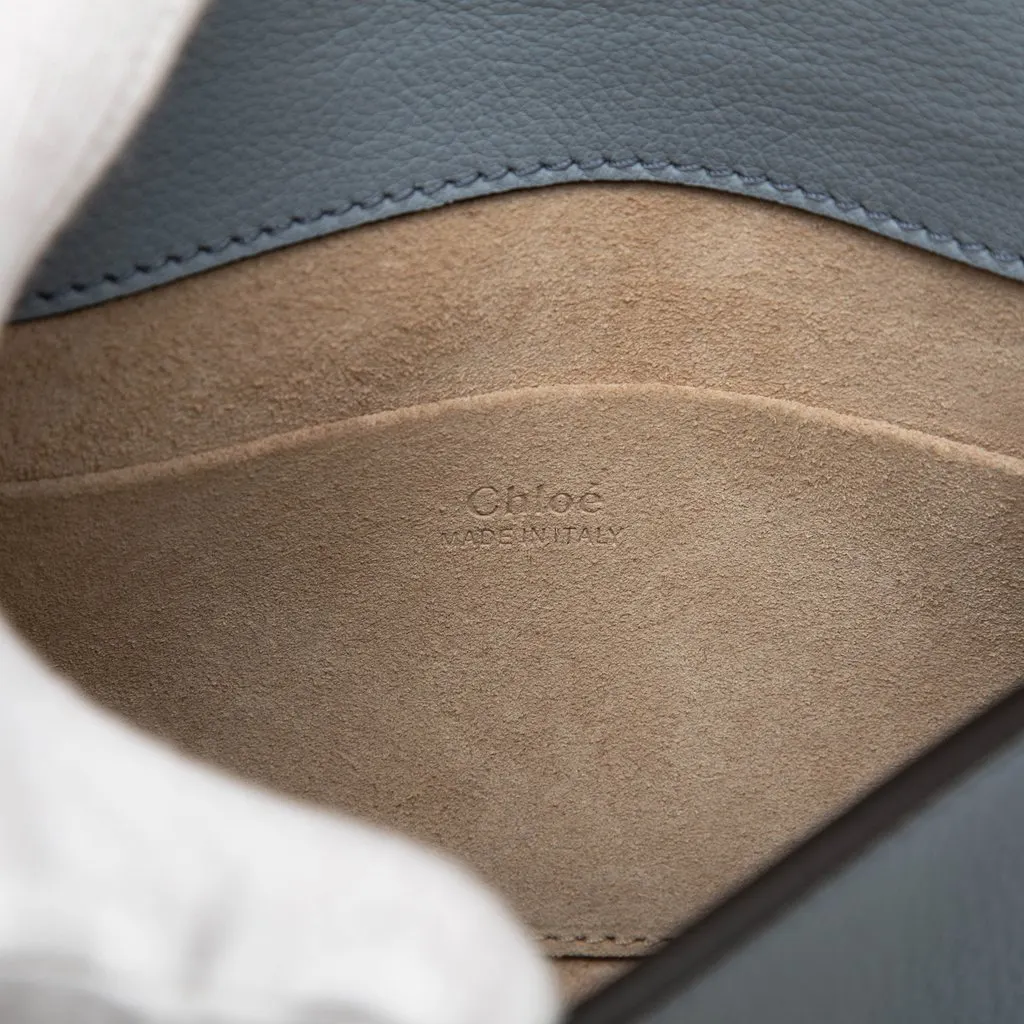 Chloé Small Leather Nile Bracelet Satchel Blue Leather Very good - Box View