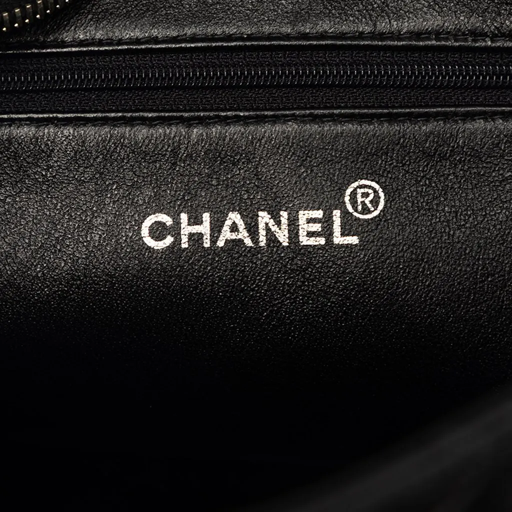 Chanel Caviar Medallion Tote Black Leather Very good - Box View