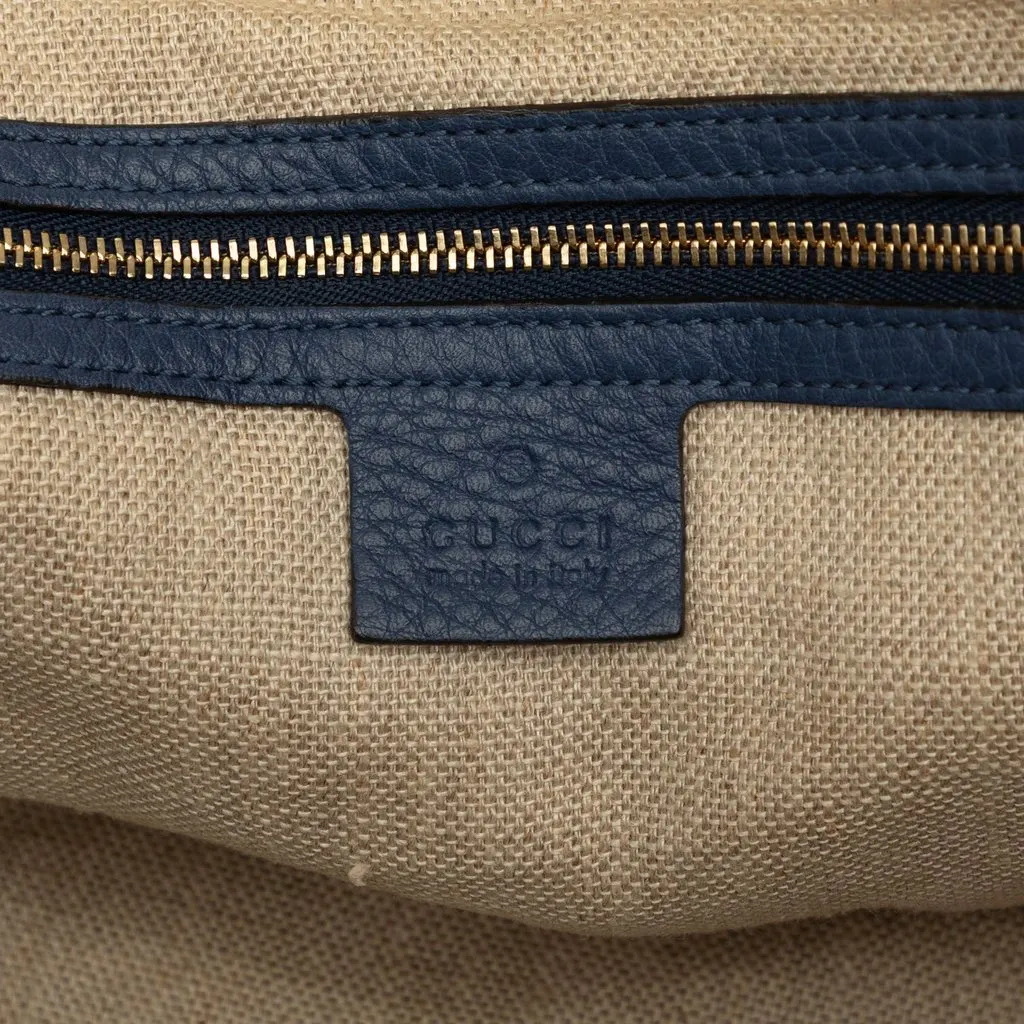 Gucci Medium GG Canvas Belted Boston Bag Beige Canvas Good - Box View