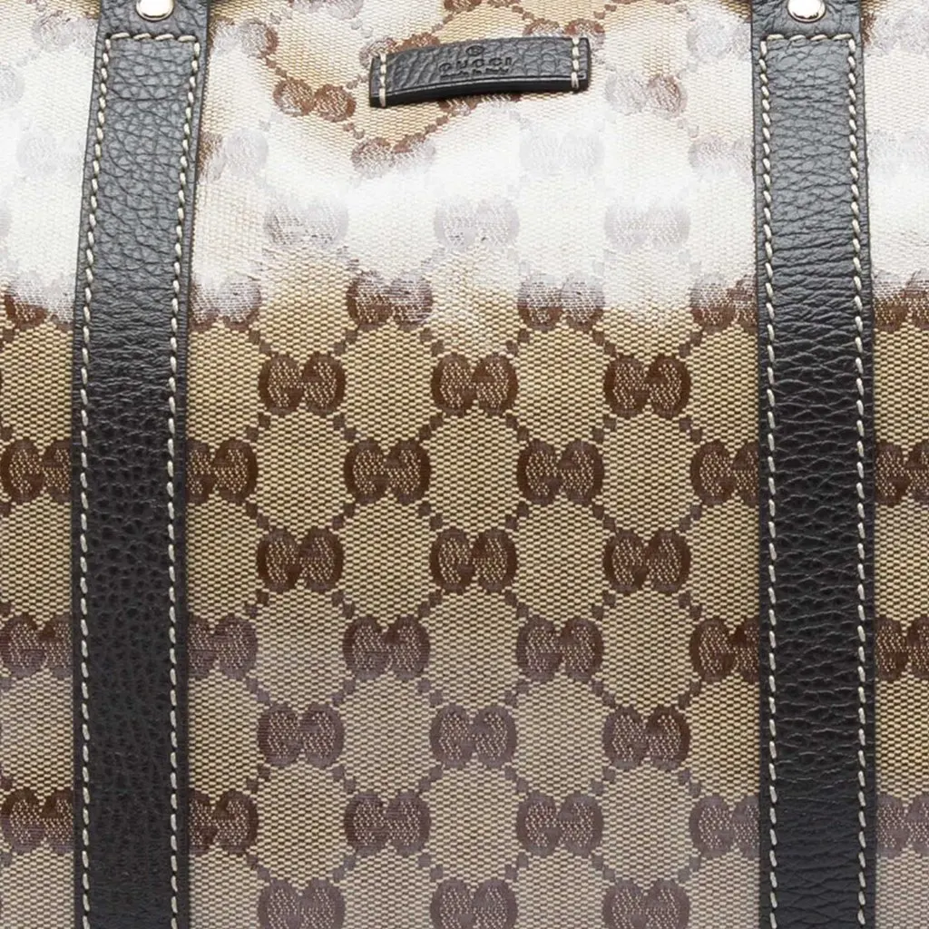 Gucci Medium GG Crystal Joy Boston Bag Beige Very good - Box View