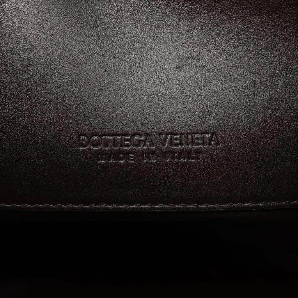 Bottega Veneta Large Leather Beak Tote Brown Leather Very good - Box View