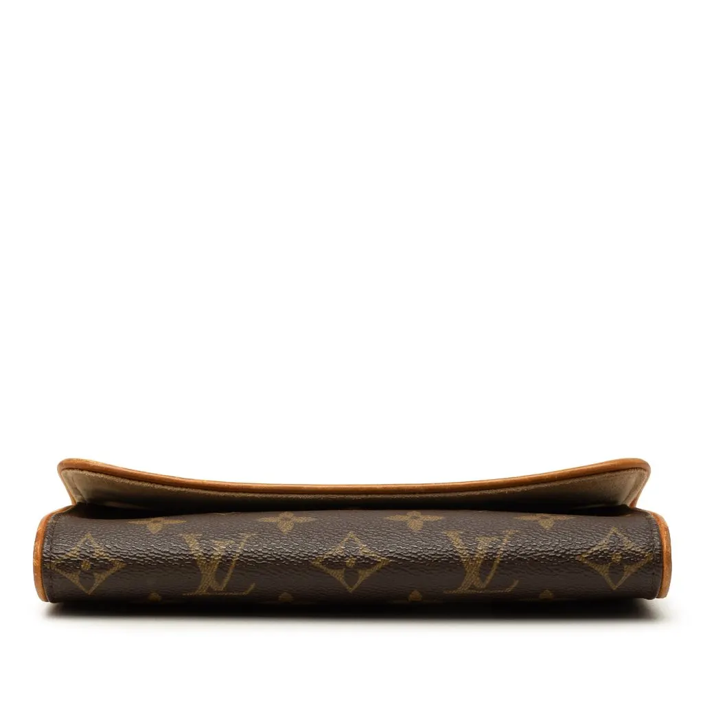 Louis Vuitton Monogram Pochette Twin PM Brown Canvas Very good - Inside View