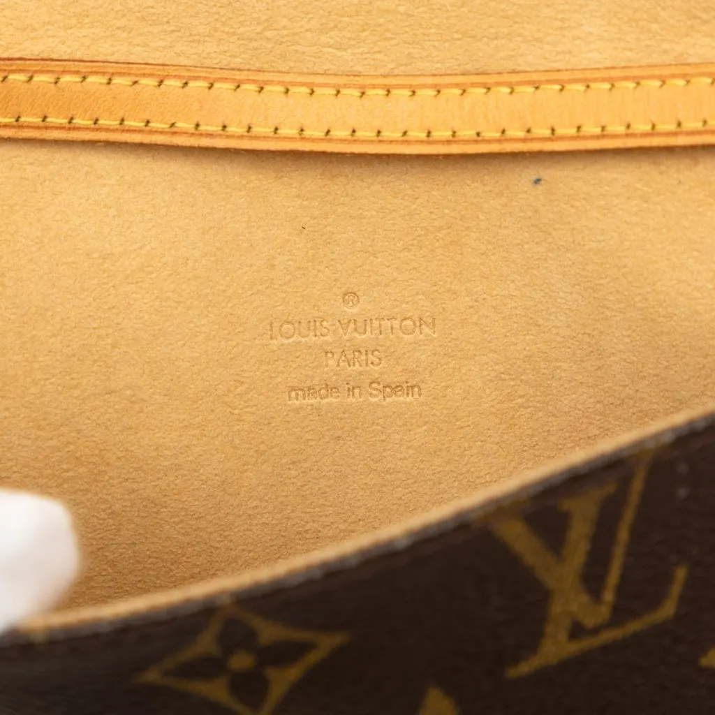Louis Vuitton Monogram Pochette Twin PM Brown Canvas Very good - Box View