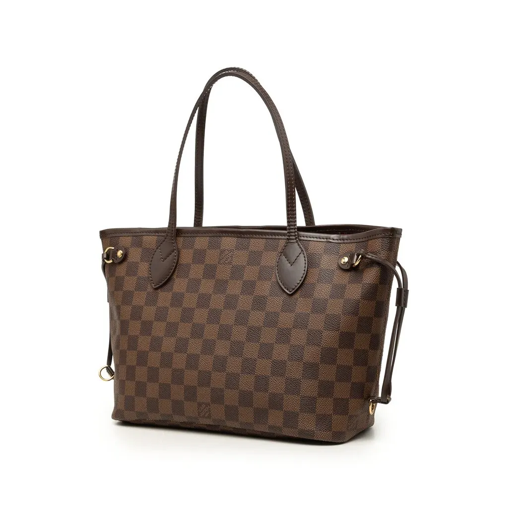 Louis Vuitton Damier Ebene Neverfull PM Brown Very good - Back View