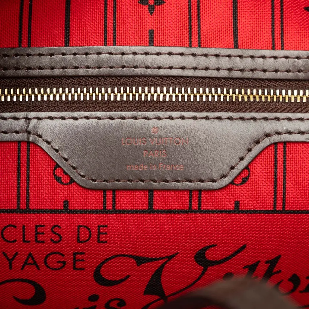 Louis Vuitton Damier Ebene Neverfull PM Brown Very good - Box View