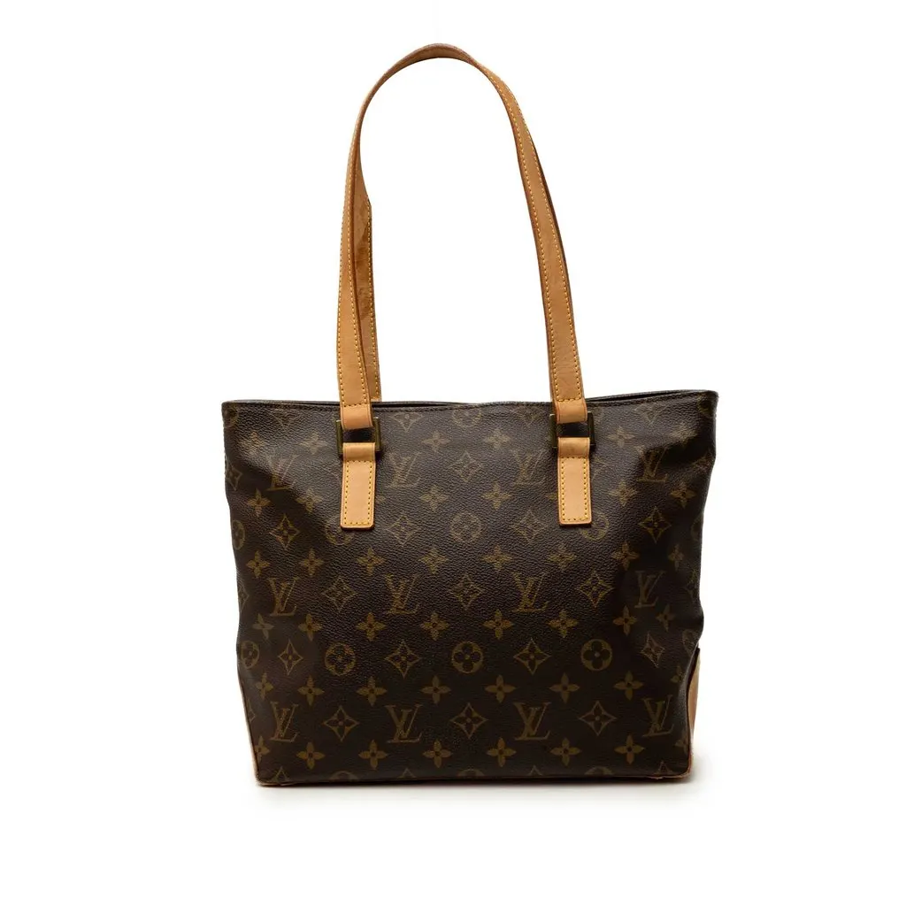 Louis Vuitton Monogram Cabas Piano Brown Canvas Good - Front View