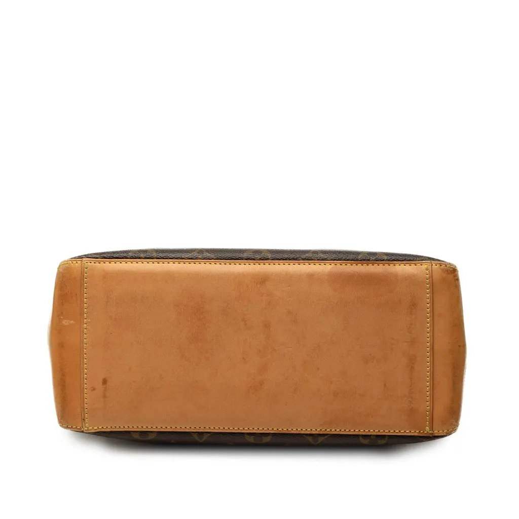 Louis Vuitton Monogram Cabas Piano Brown Canvas Good - Inside View