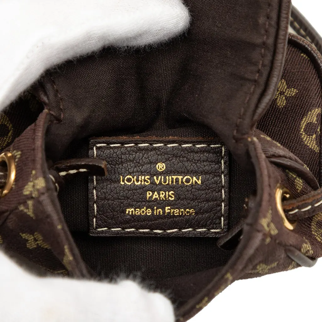 Louis Vuitton Monogram Mini Lin Pochette Cancun Brown Very good - Box View