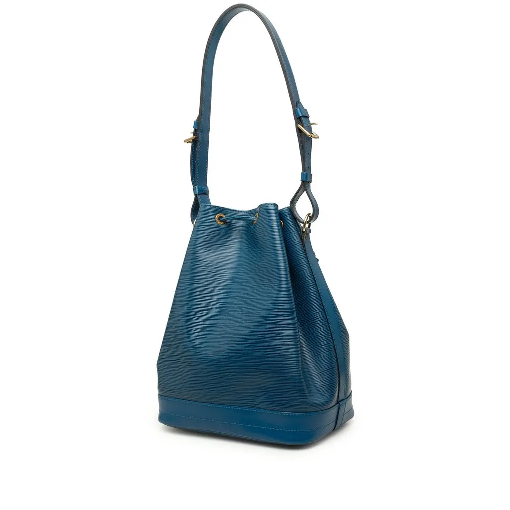 Louis Vuitton Epi Noe GM Blue Leather Good - Back View