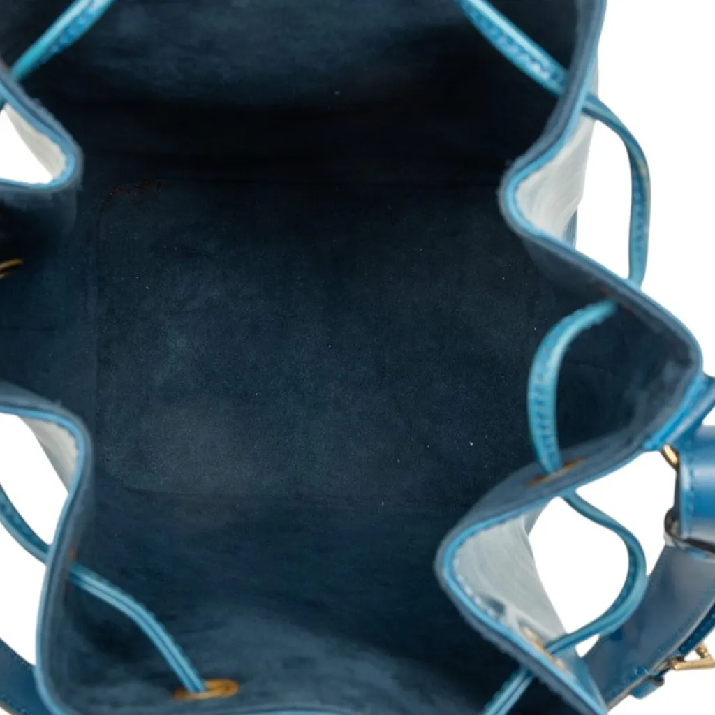 Louis Vuitton Epi Noe GM Blue Leather Good - Model View