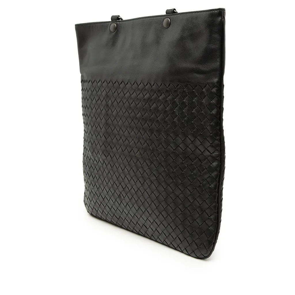Bottega Veneta Nappa Intrecciato Flat Tote MultiColor Leather Very good - Back View