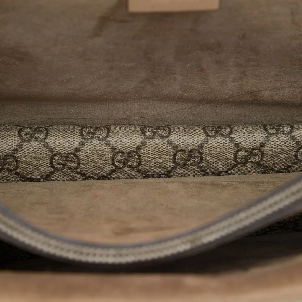 Gucci Medium GG Supreme Dionysus Shoulder Bag Beige Very good - Model View