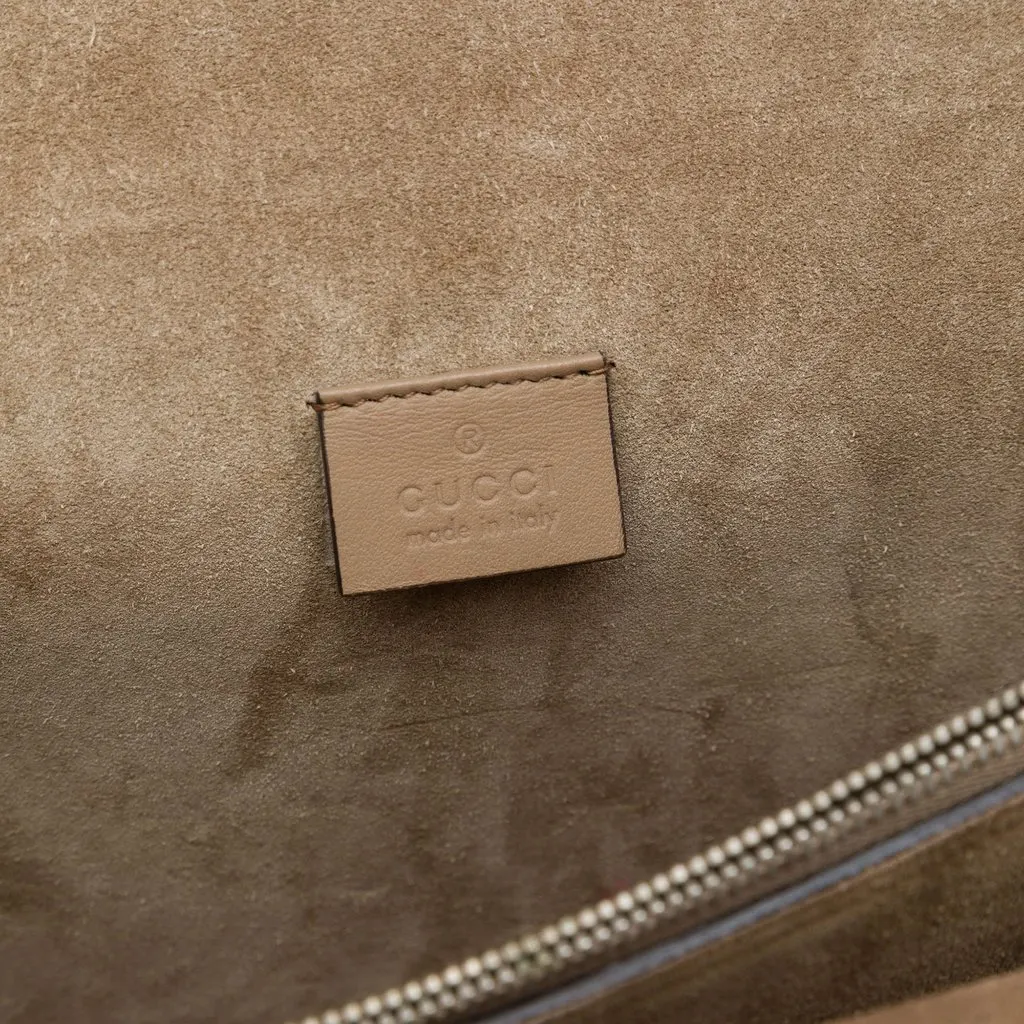 Gucci Medium GG Supreme Dionysus Shoulder Bag Beige Very good - Box View