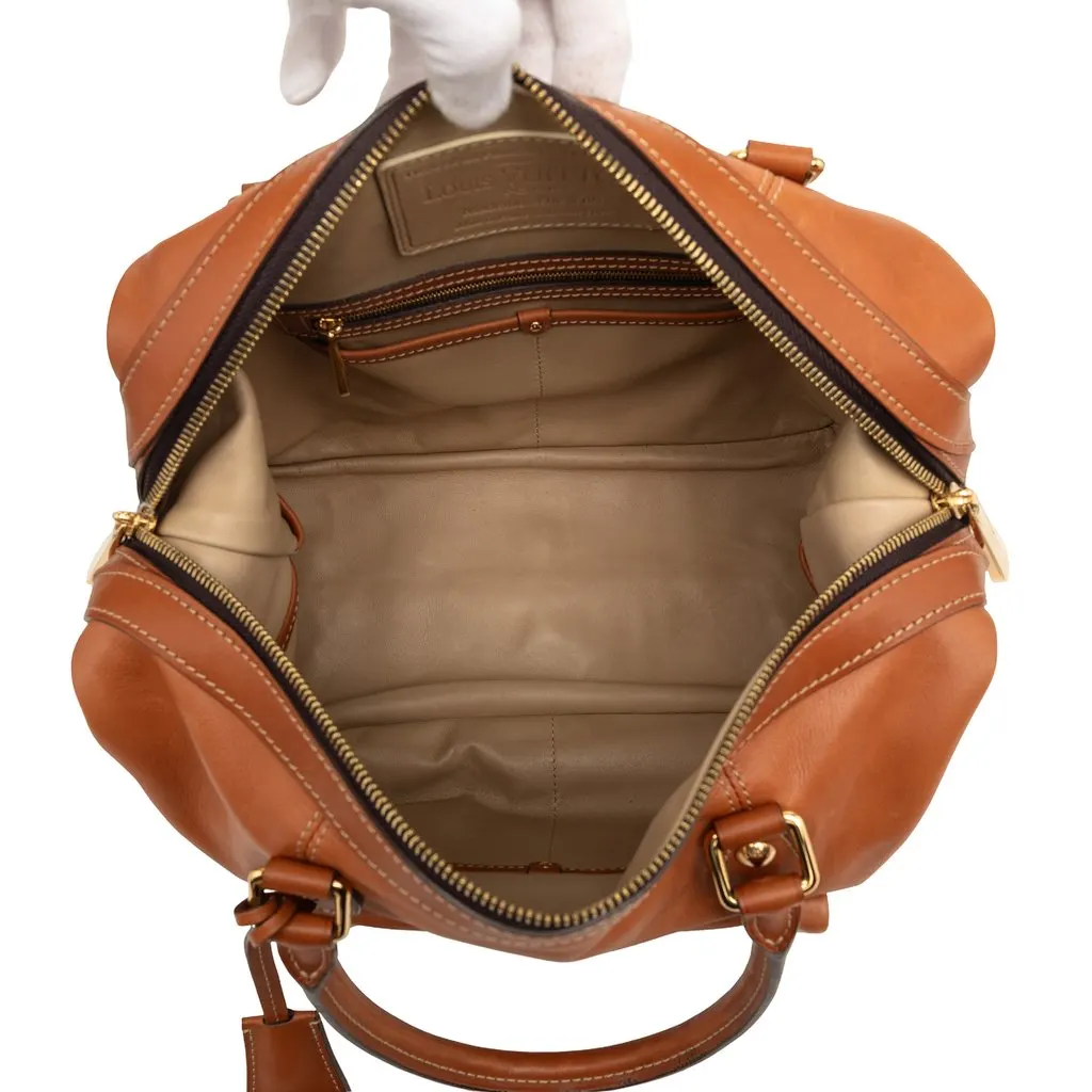 Louis Vuitton Veau Sac Louis Brown Leather Very good - Model View