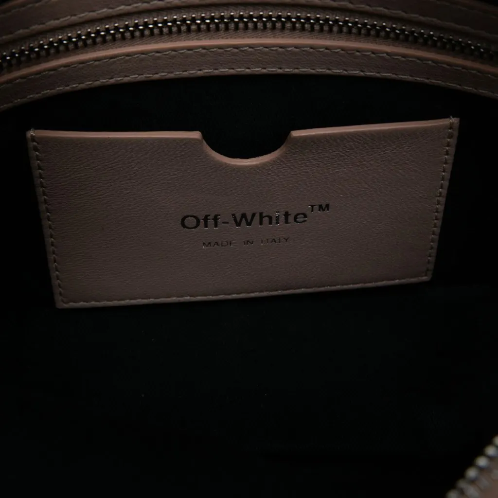 Off-White Matelasse Lambskin Jackhammer Camera Bag Brown Leather Very good - Box View
