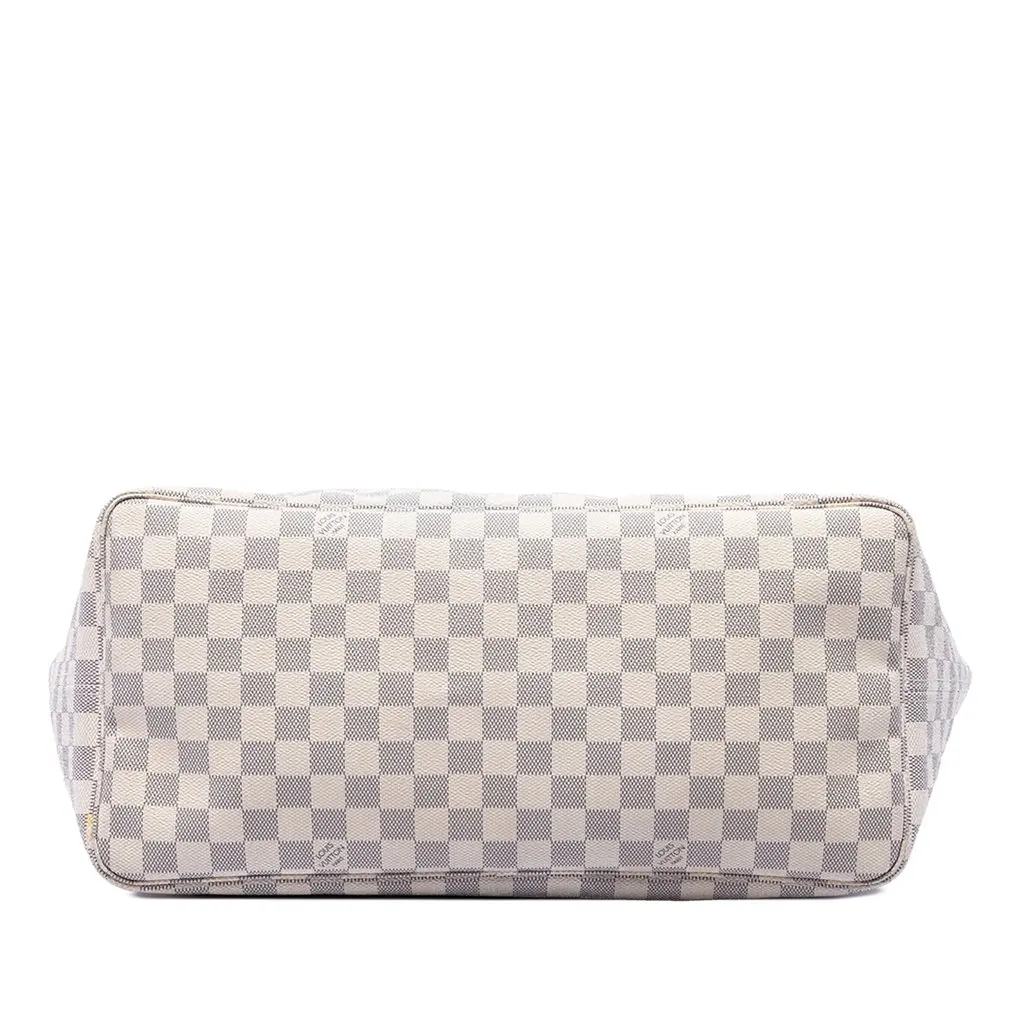 Louis Vuitton Damier Azur Neverfull GM White Very good - Inside View