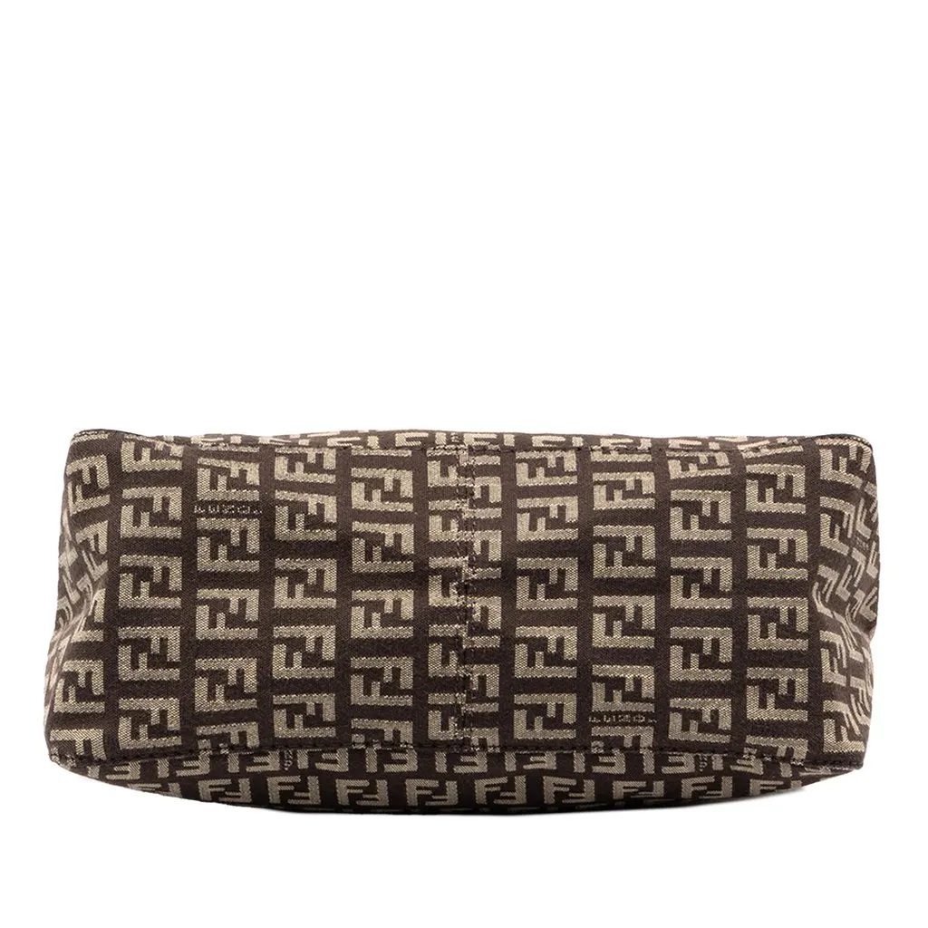 Fendi Zucchino Canvas Handbag Brown Canvas Very good - Inside View