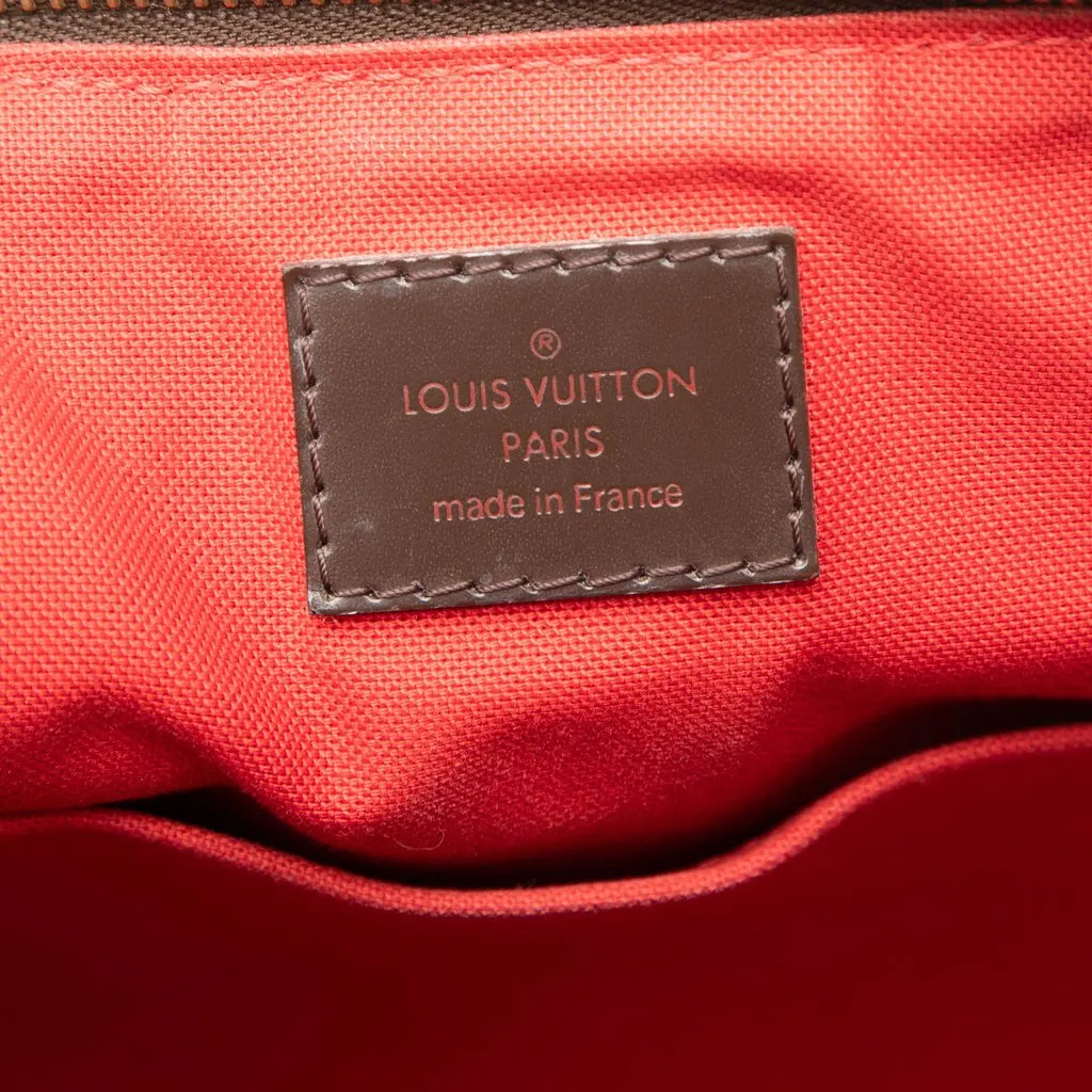 Louis Vuitton Damier Ebene Siena MM Brown Very good - Box View