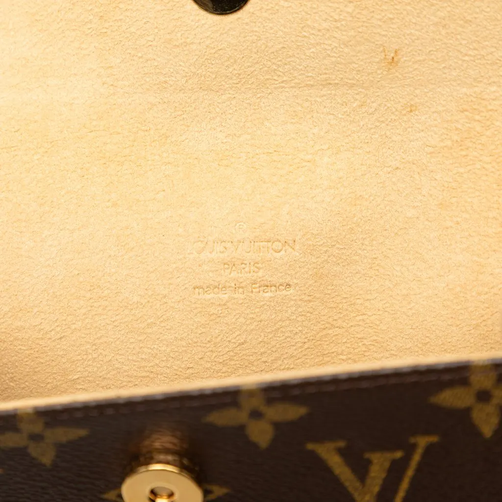 Louis Vuitton Monogram Pochette Florentine Brown Very good - Box View