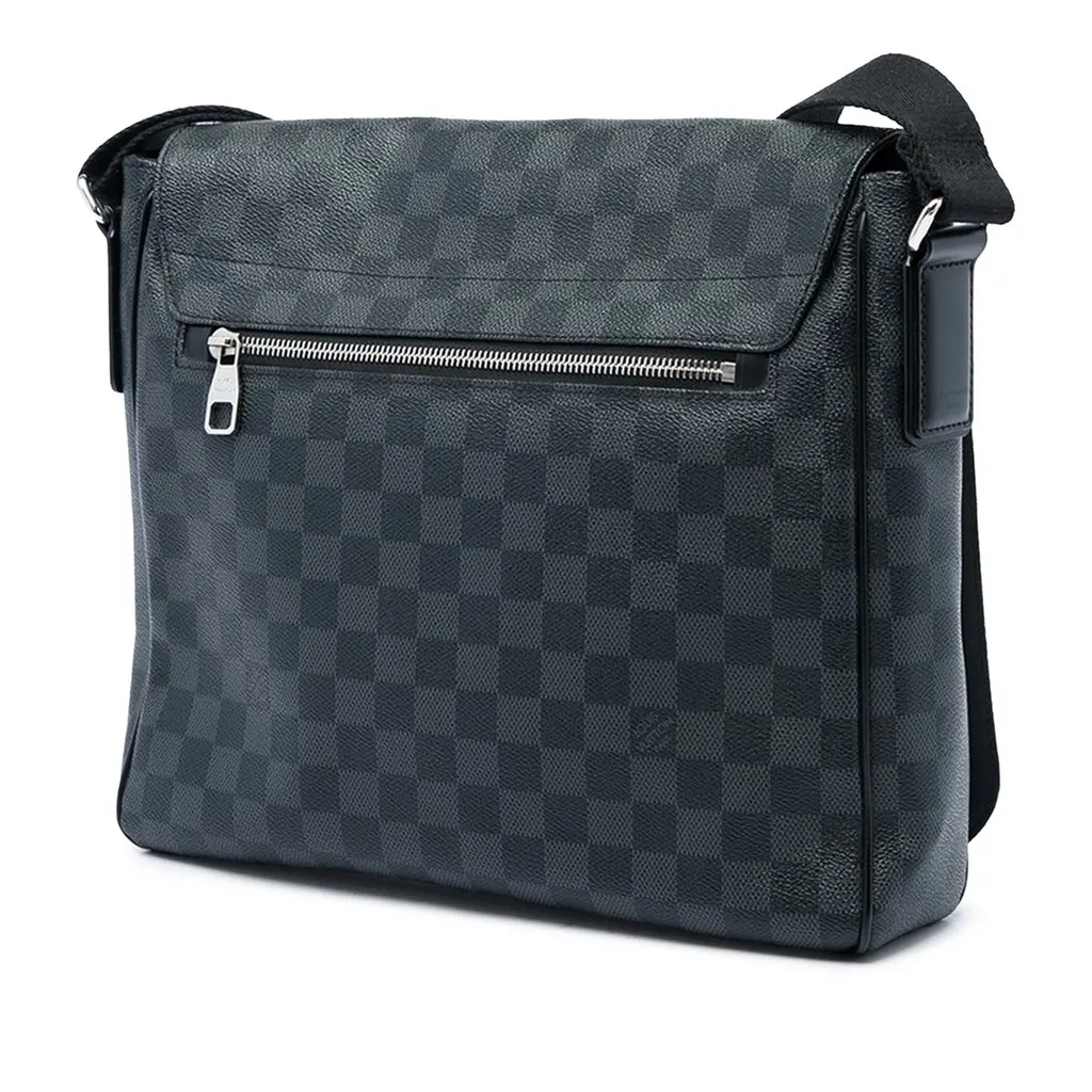 Louis Vuitton Damier Graphite District PM Black Canvas Very good - Back View