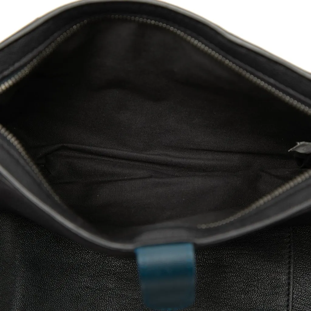 Bottega Veneta Tricolor Nappa Intrecciato Multifunction Clutch Black Leather Very good - Model View