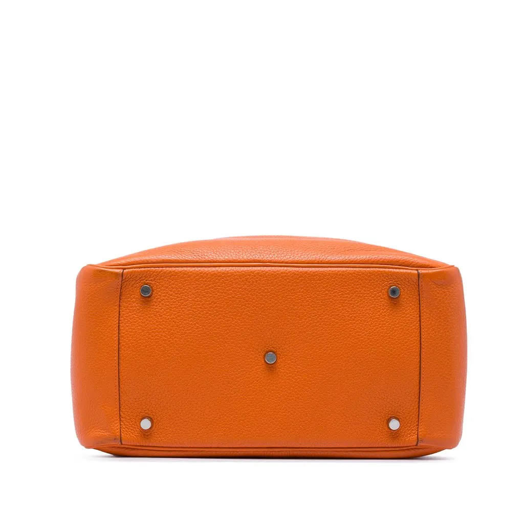 Hermès Clemence Lindy 34 Orange Leather Very good - Inside View