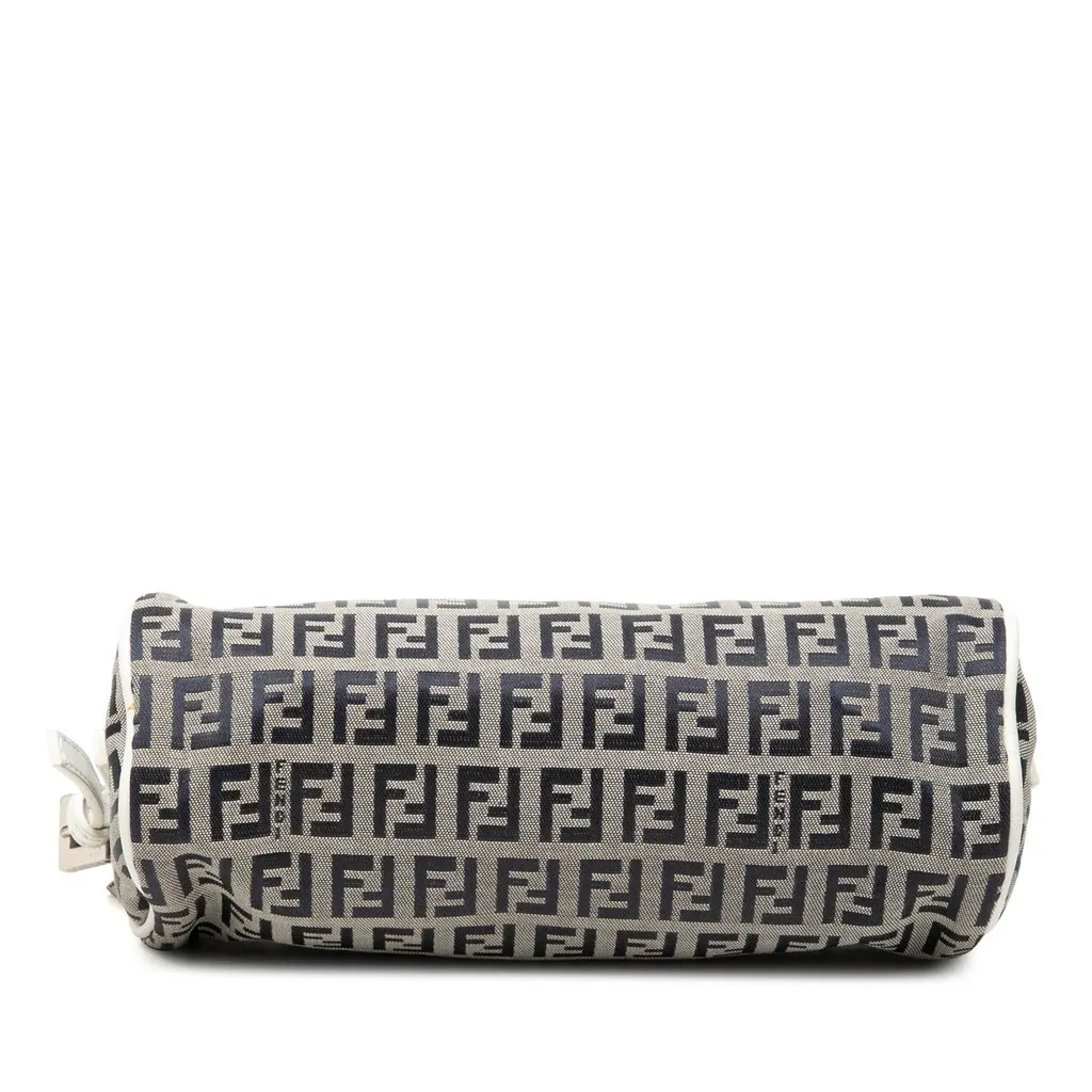 Fendi Zucchino Canvas Barrel Pochette MultiColor Very good - Inside View
