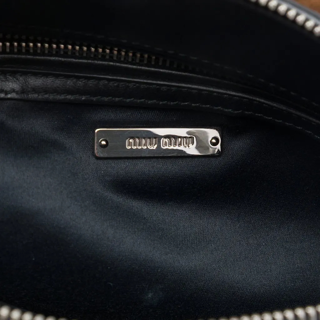Miu Miu Fur Montone Stripe Crossbody MultiColor Fur Good - Box View