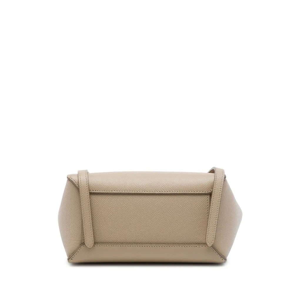 Celine Nano Grained Calfskin Belt Bag Beige Leather Very good - Inside View