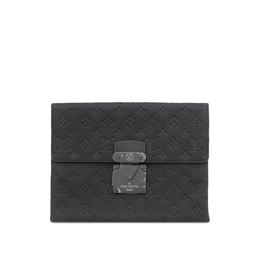 Louis Vuitton Monogram Shadow S Lock Pochette