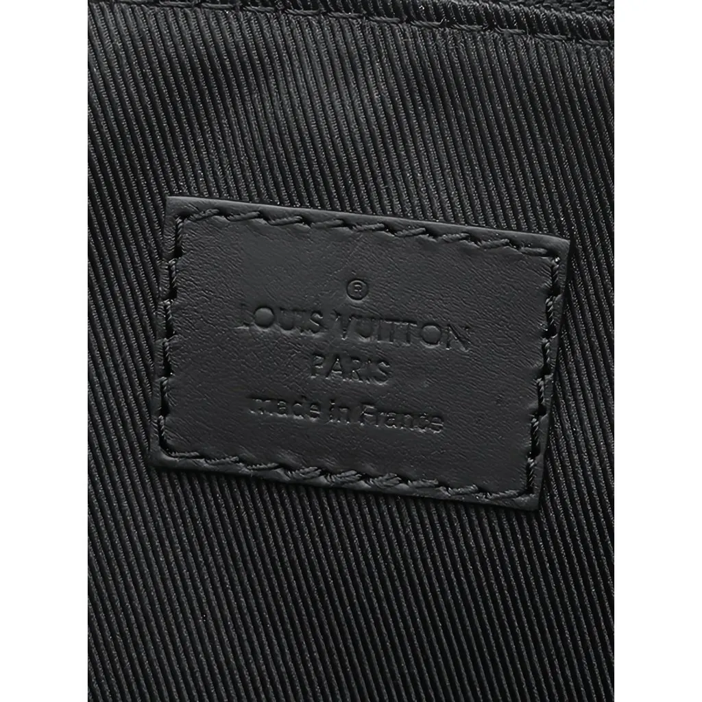Louis Vuitton Monogram Shadow S Lock Pochette Black Leather Good - Box View