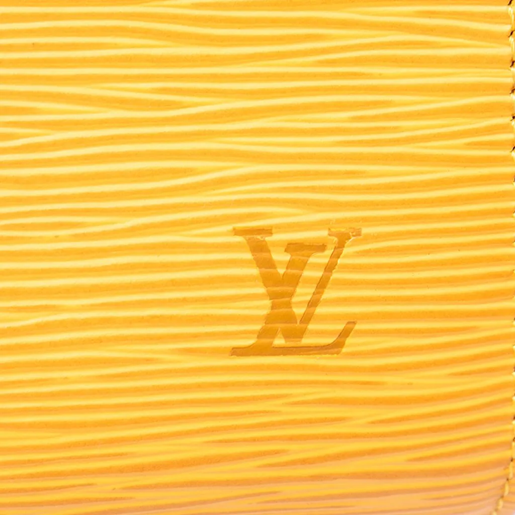 Louis Vuitton Epi Pochette Accessoires Yellow Leather Very good - Box View