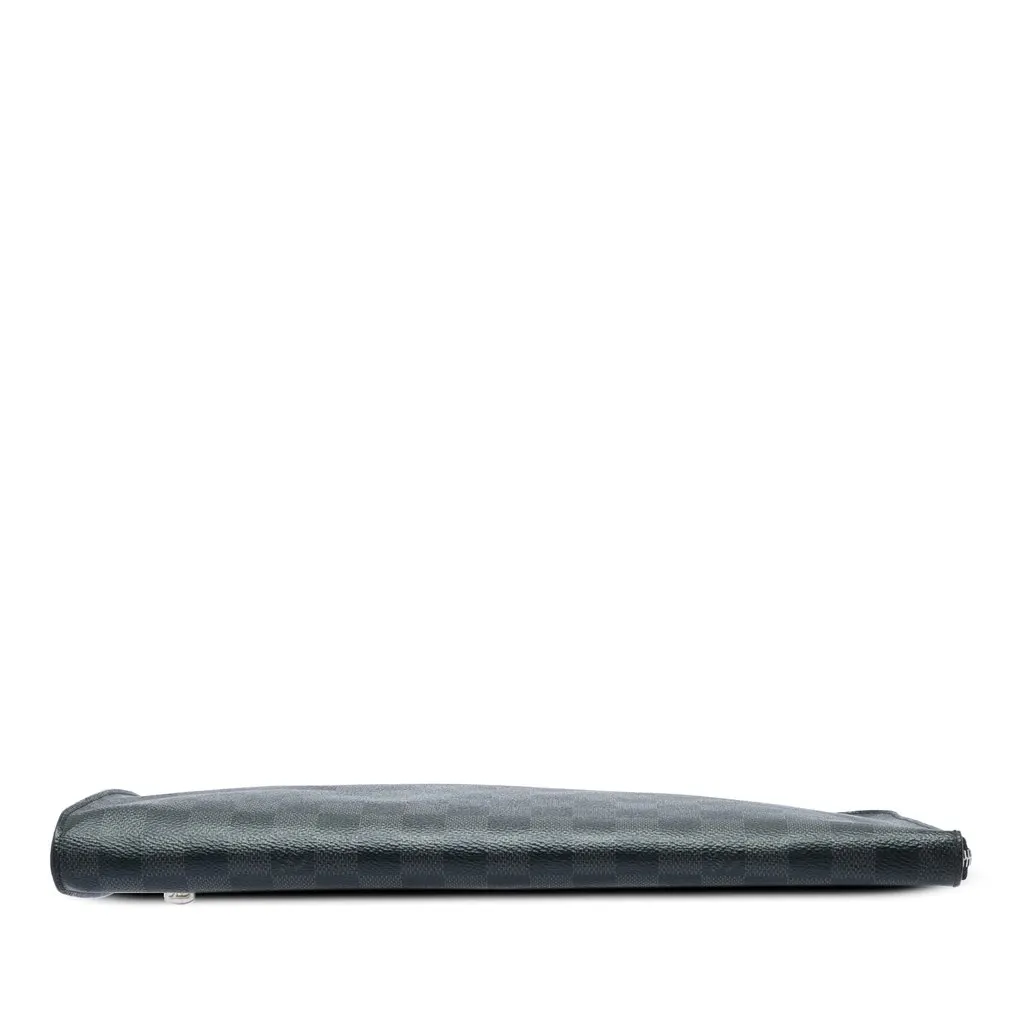 Louis Vuitton Damier Graphite Pochette Jour GM Black Canvas Very good - Inside View