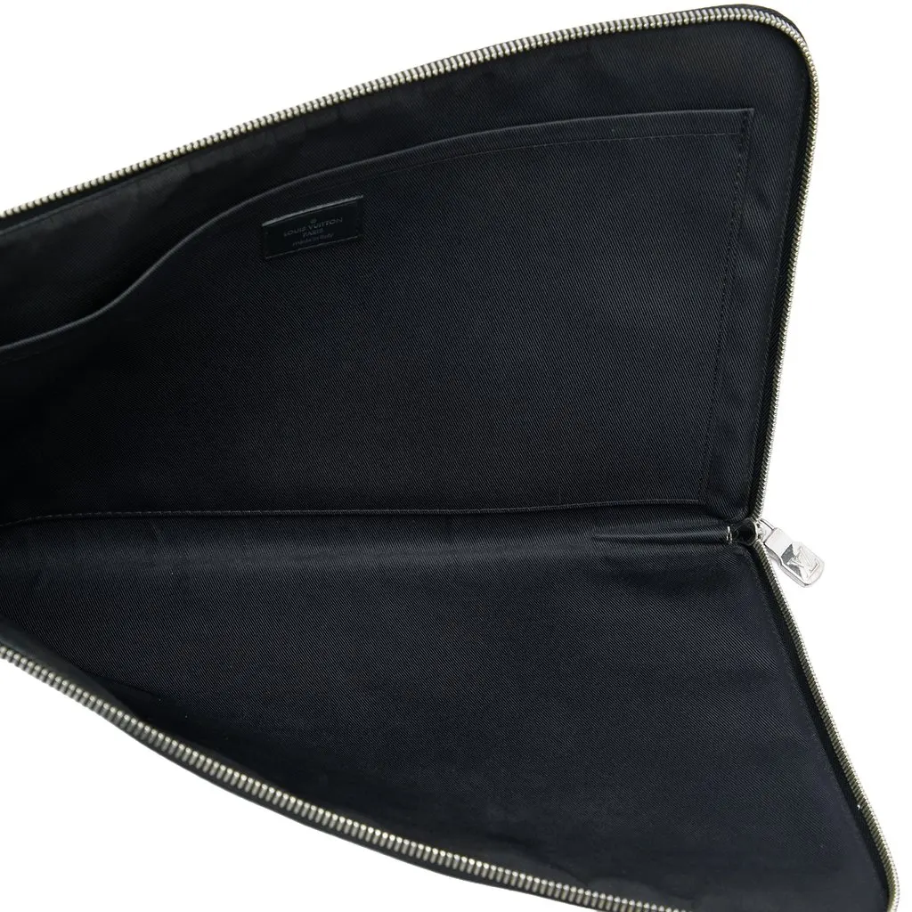 Louis Vuitton Damier Graphite Pochette Jour GM Black Canvas Very good - Model View