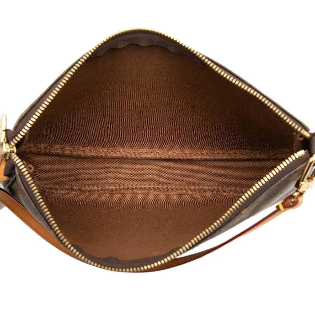 Louis Vuitton Monogram Pochette Accessoires Brown Very good - Model View