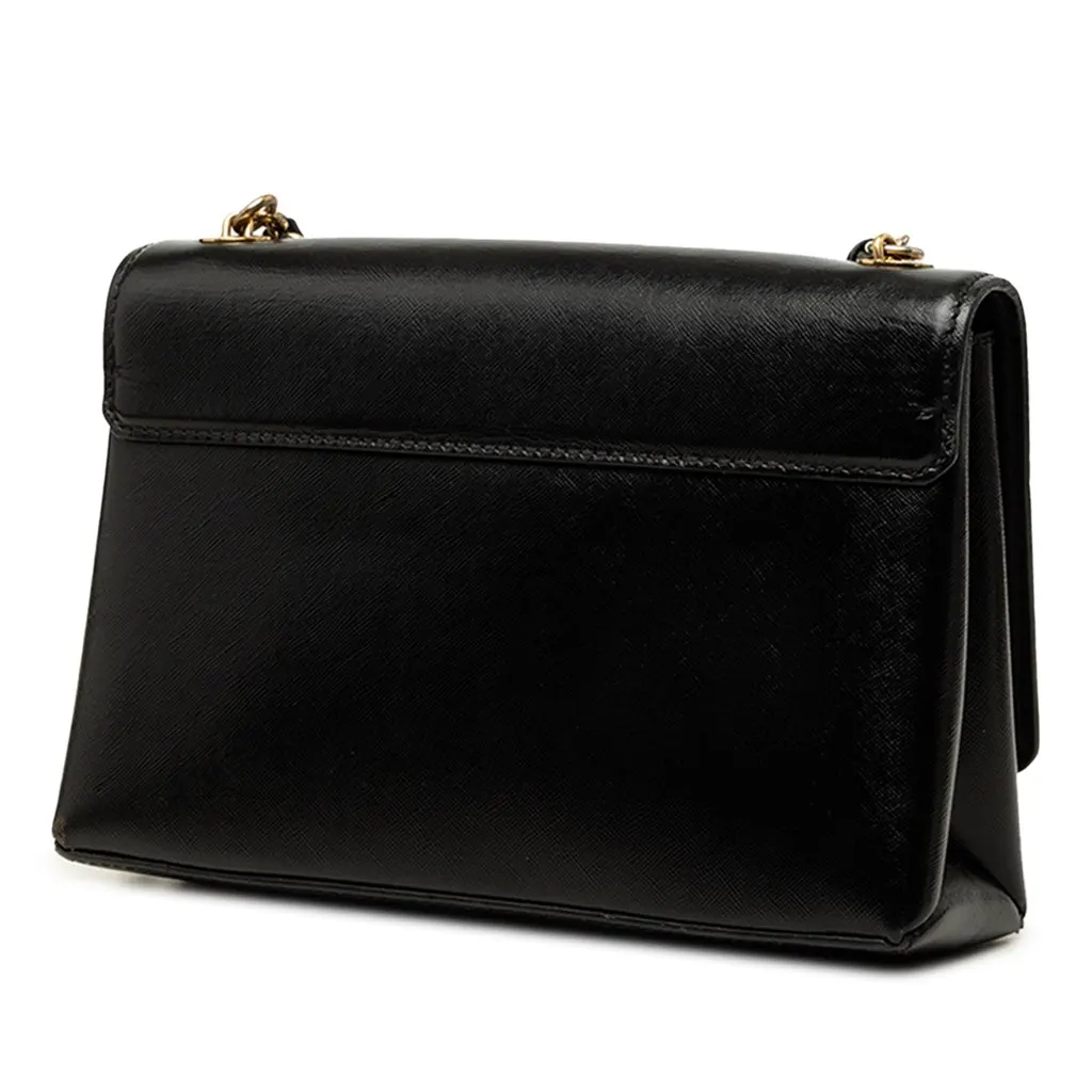 Louis Vuitton Calfskin Thelma Pochette Black Leather Very good - Back View