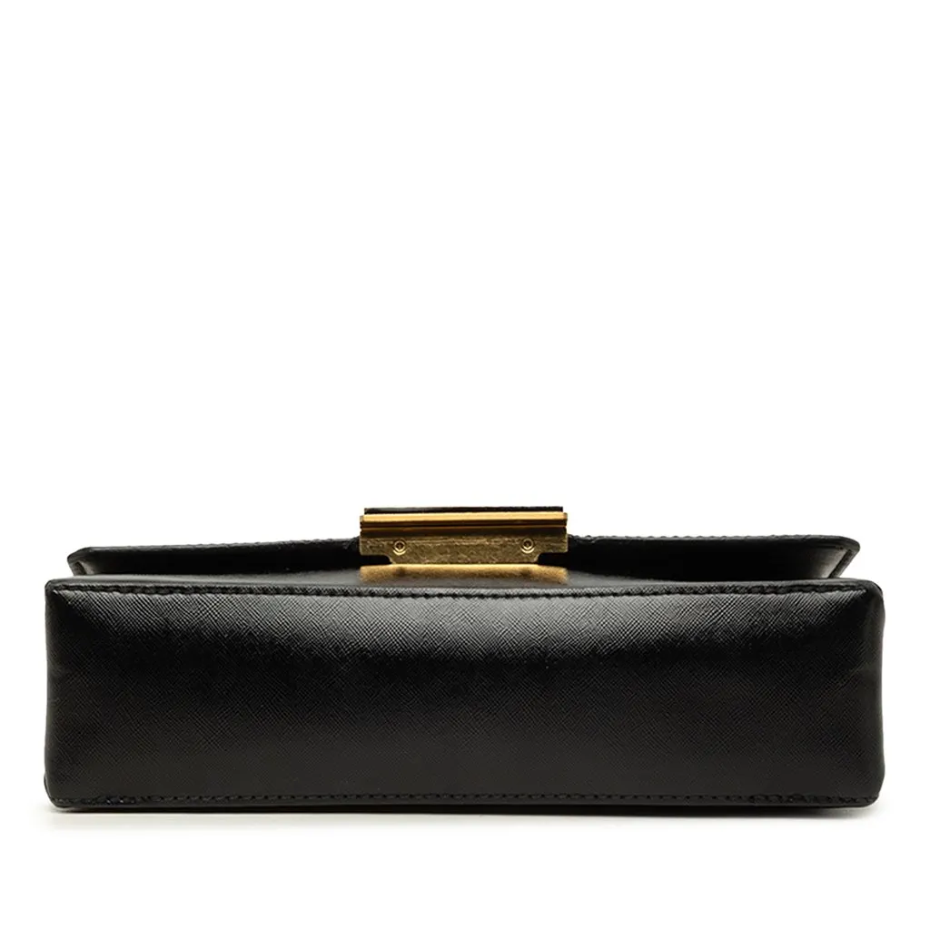 Louis Vuitton Calfskin Thelma Pochette Black Leather Very good - Inside View