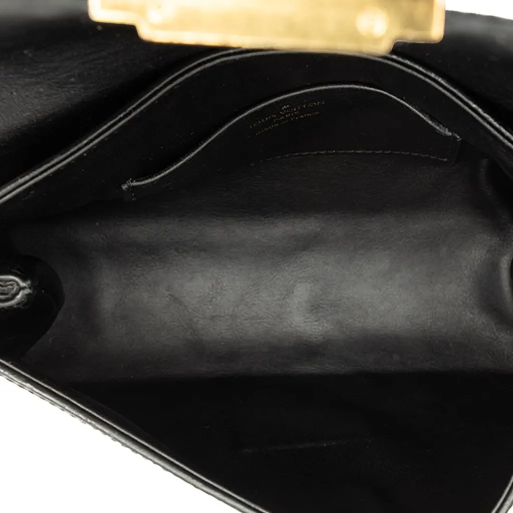 Louis Vuitton Calfskin Thelma Pochette Black Leather Very good - Model View