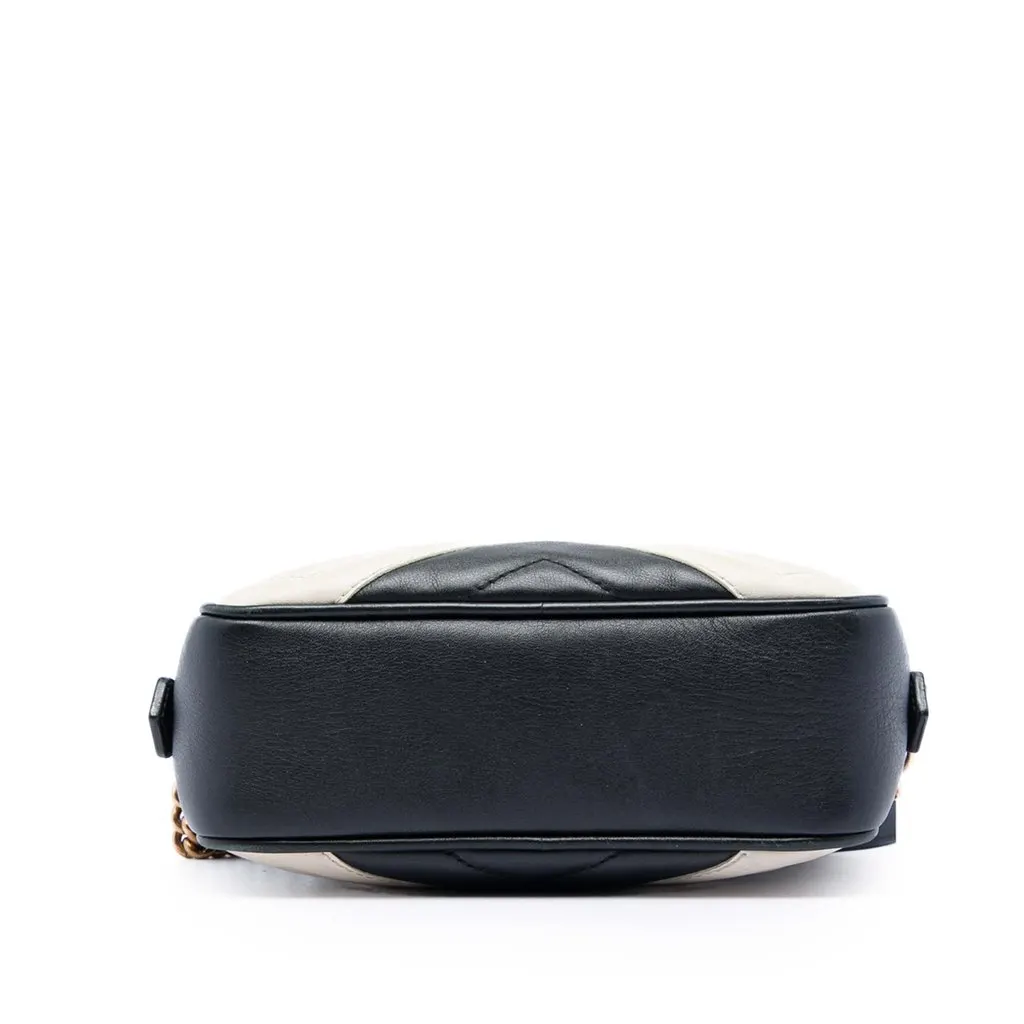 Gucci Mini GG Marmont Matelasse Leather Crossbody Black Leather Very good - Inside View
