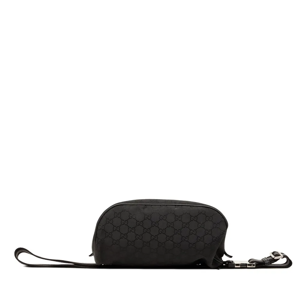 Gucci GG Nylon Web Belt Bag Black Very good - Inside View